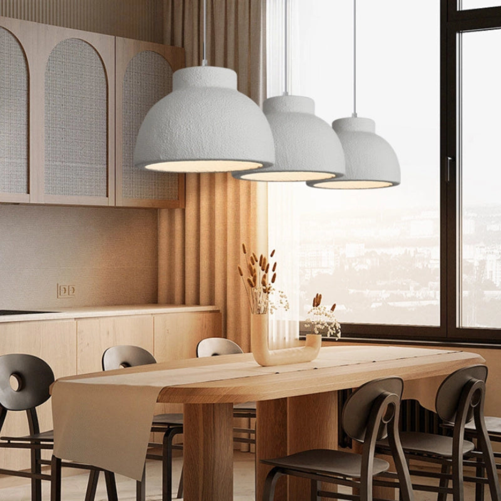 Orythea - Nordic Bowl Minimalist Polystyrene Pendant Light