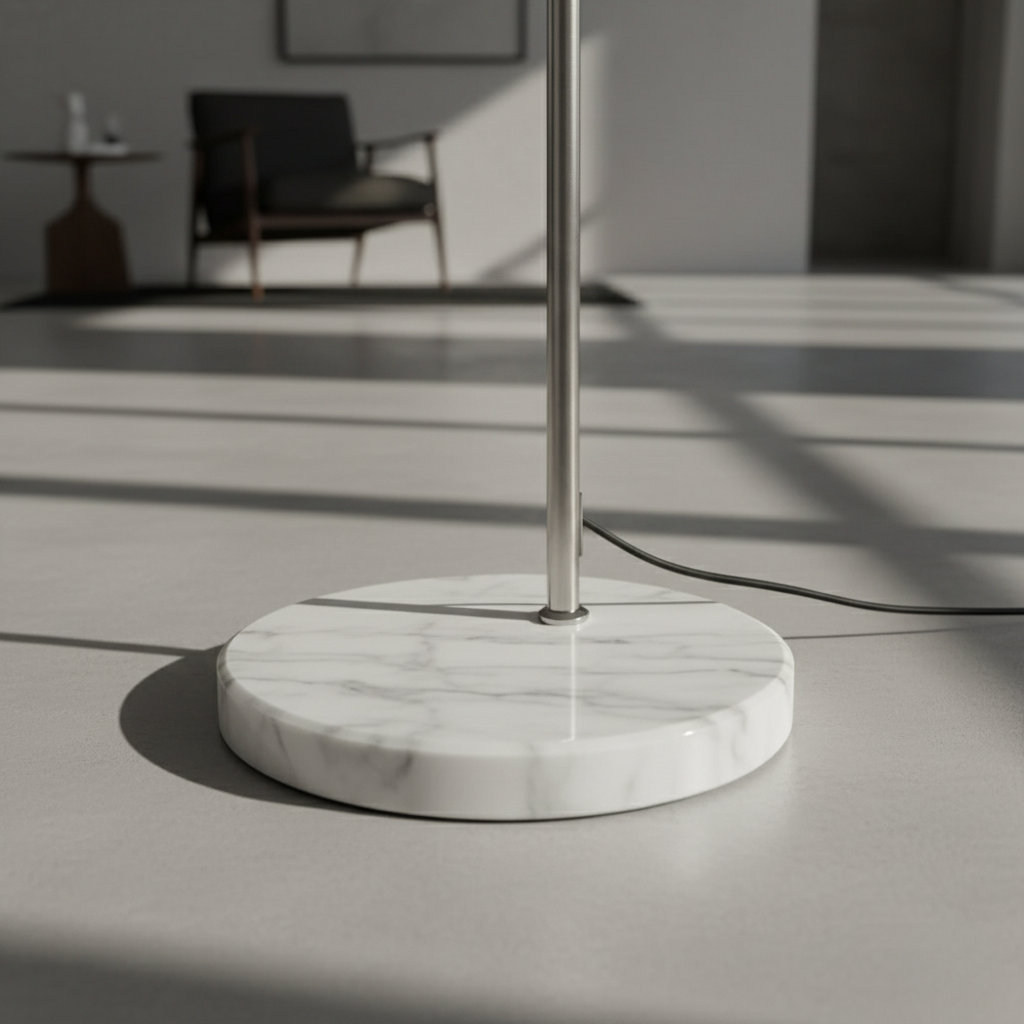 Arvionne – Contemporary Arc Floor Lamp with Dome Shade