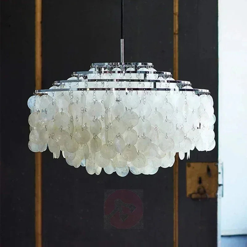 Mirellae- Sculptural Seashell-Inspired Pendant Chandelier