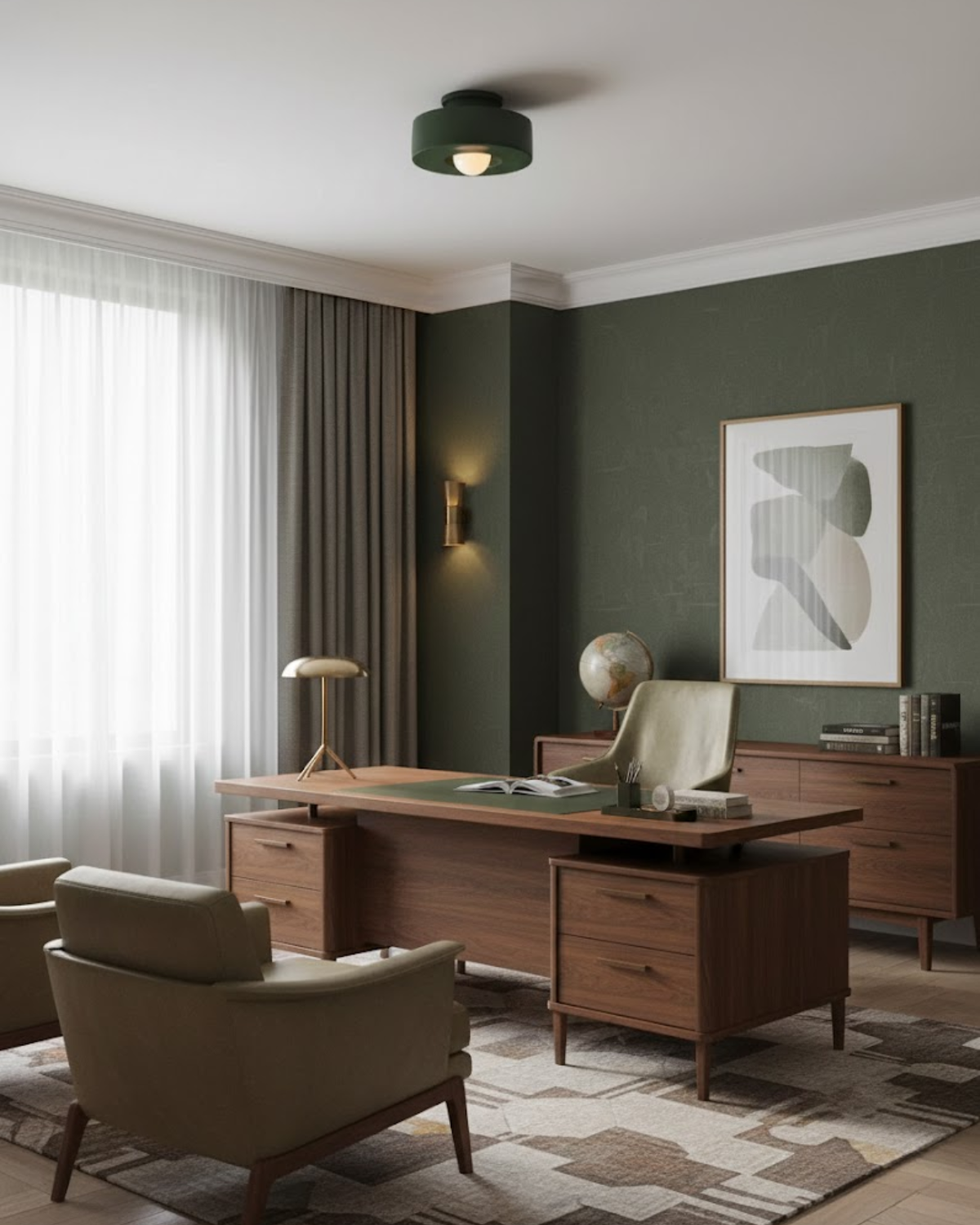 Cirvane – Lampada da soffitto in resina moderna Le Cercle