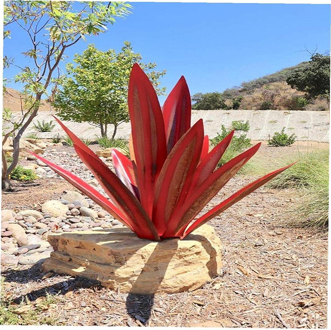 Zarellis – Metal Agave Garden Sculpture Stainless Steel