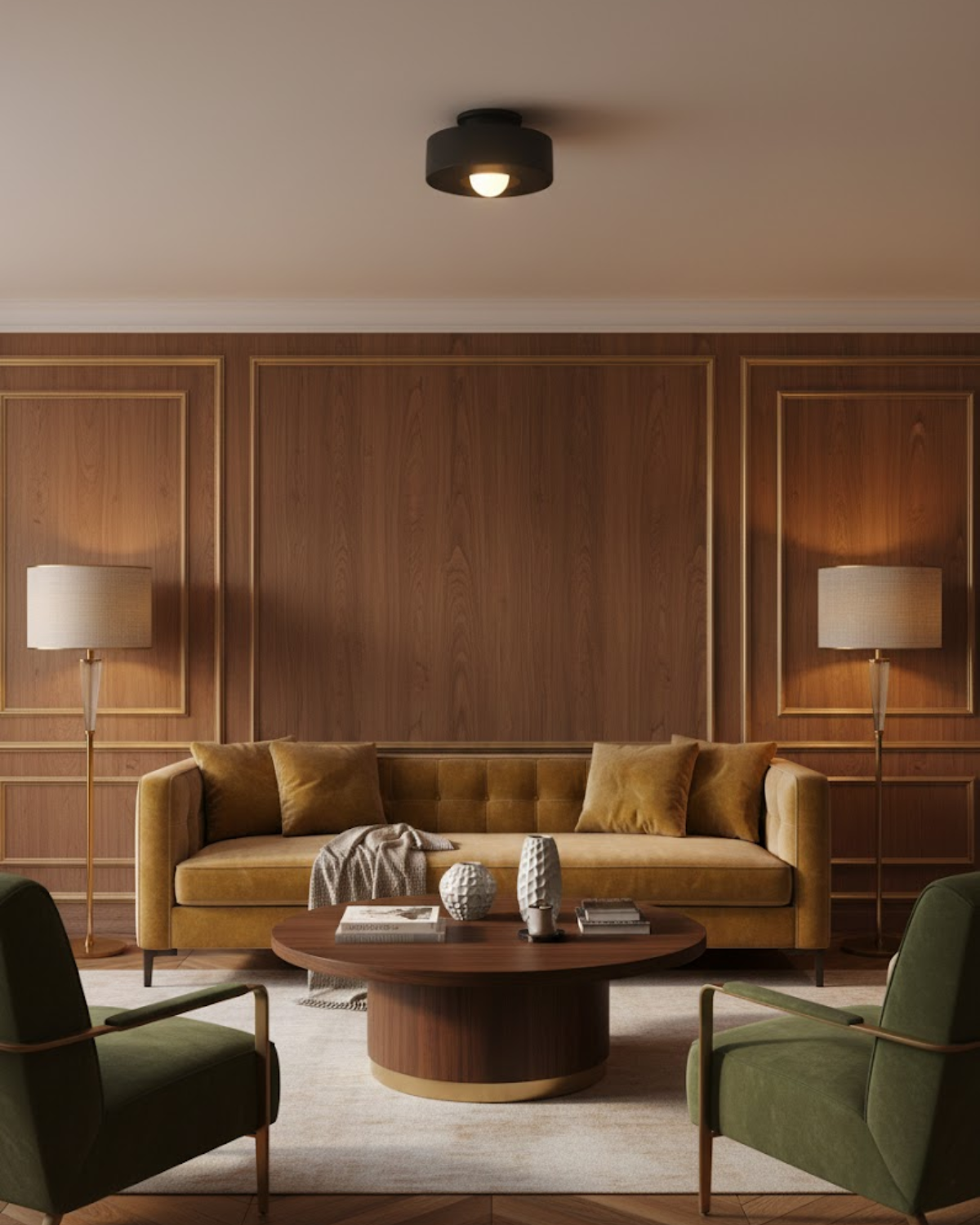 Cirvane – Lampada da soffitto in resina moderna Le Cercle