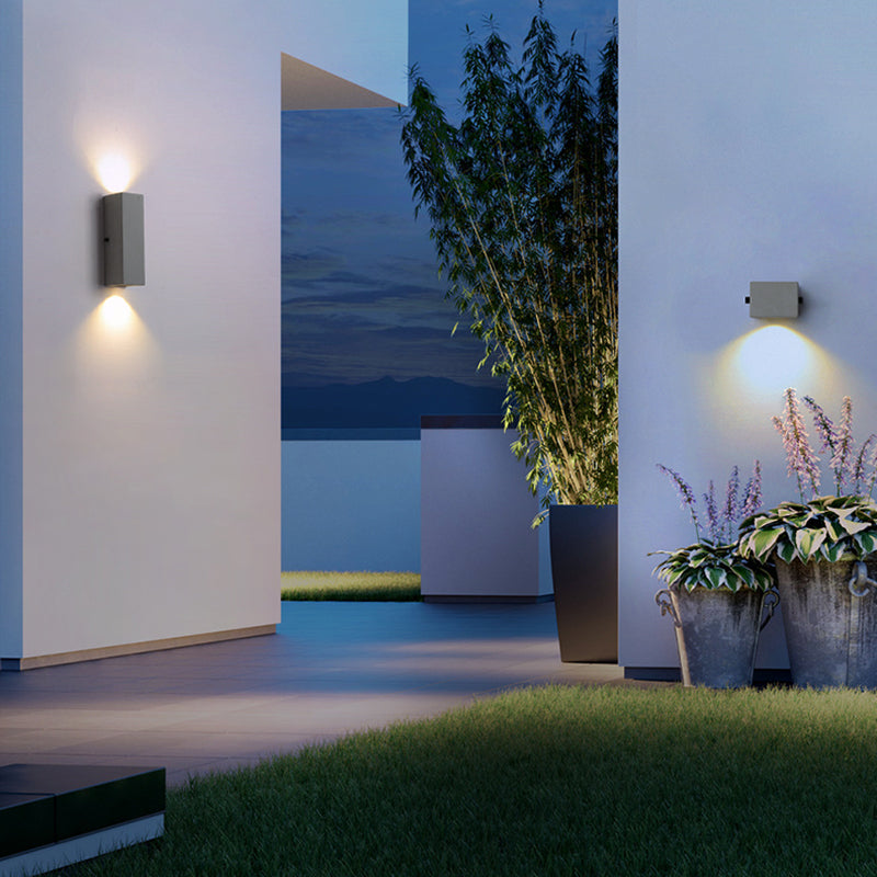 Cravell - Minimalist Cement Square Outdoor Wall Light