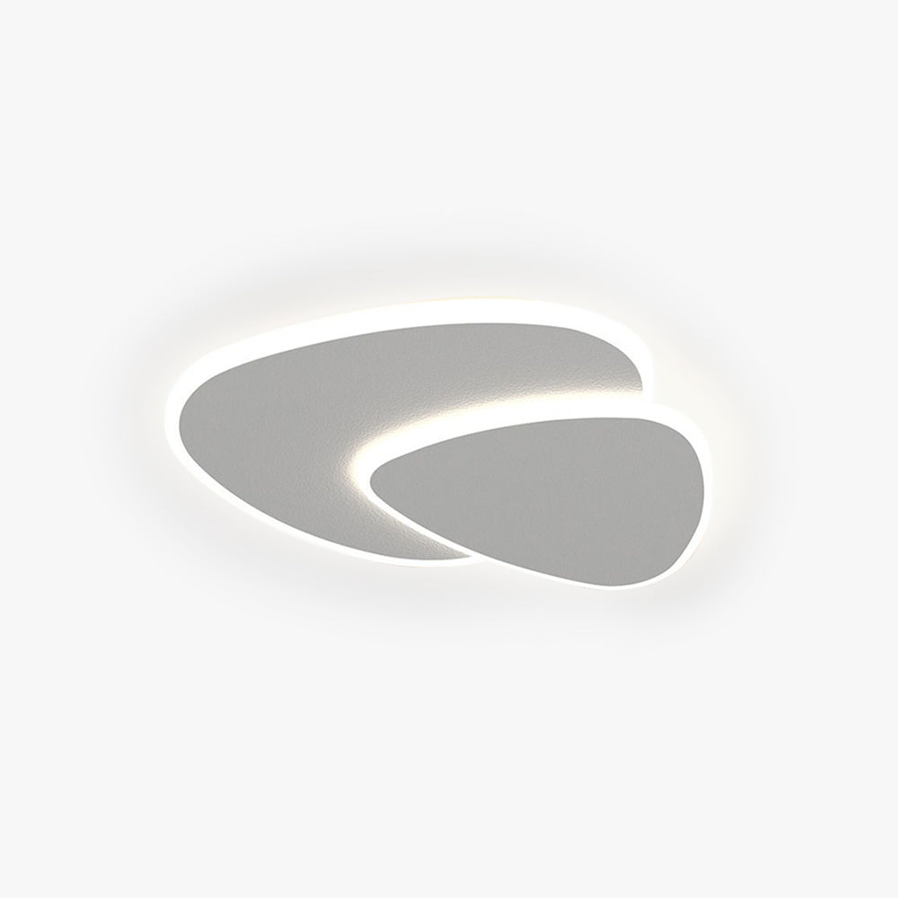 Aliven – Plafonnier moderne blanc en métal et acrylique