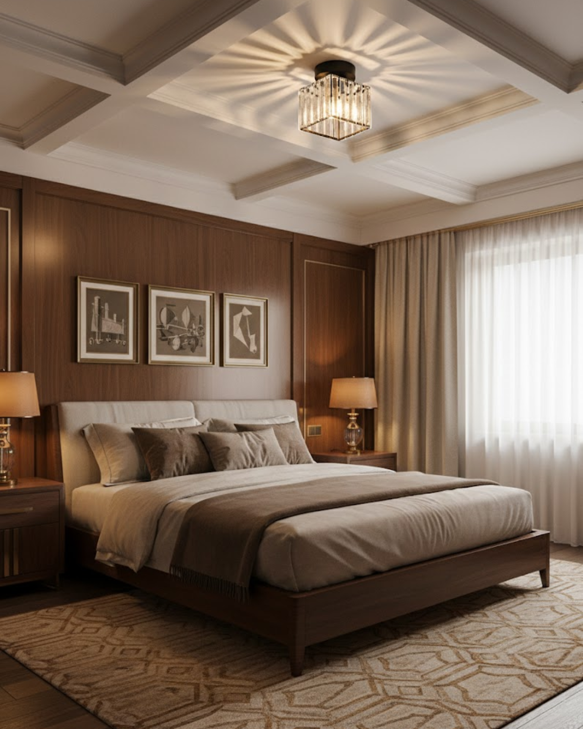 Virenth – La lampada da scrivania classica Prismatique in vetro verde con base dorata