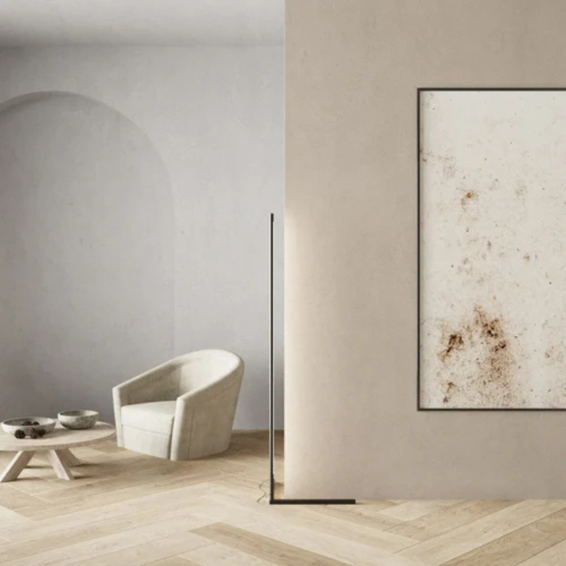 Nuvyron - LED-gulvlampe med farveskift og dæmpning, fjernbetjent