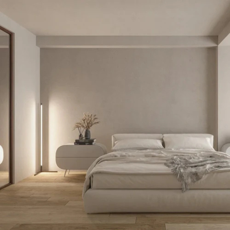 Nuvyron - LED-gulvlampe med farveskift og dæmpning, fjernbetjent