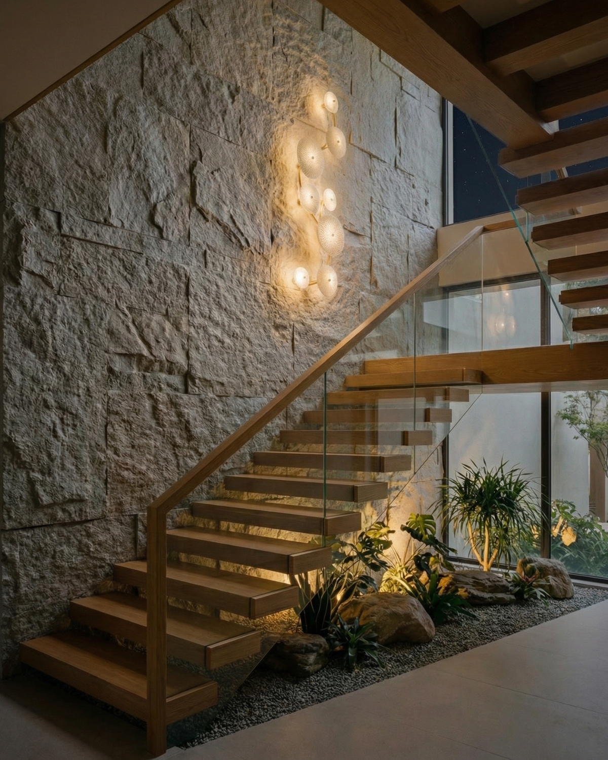 Loturelle – Lámpara de pared minimalista con pétalos escultóricos