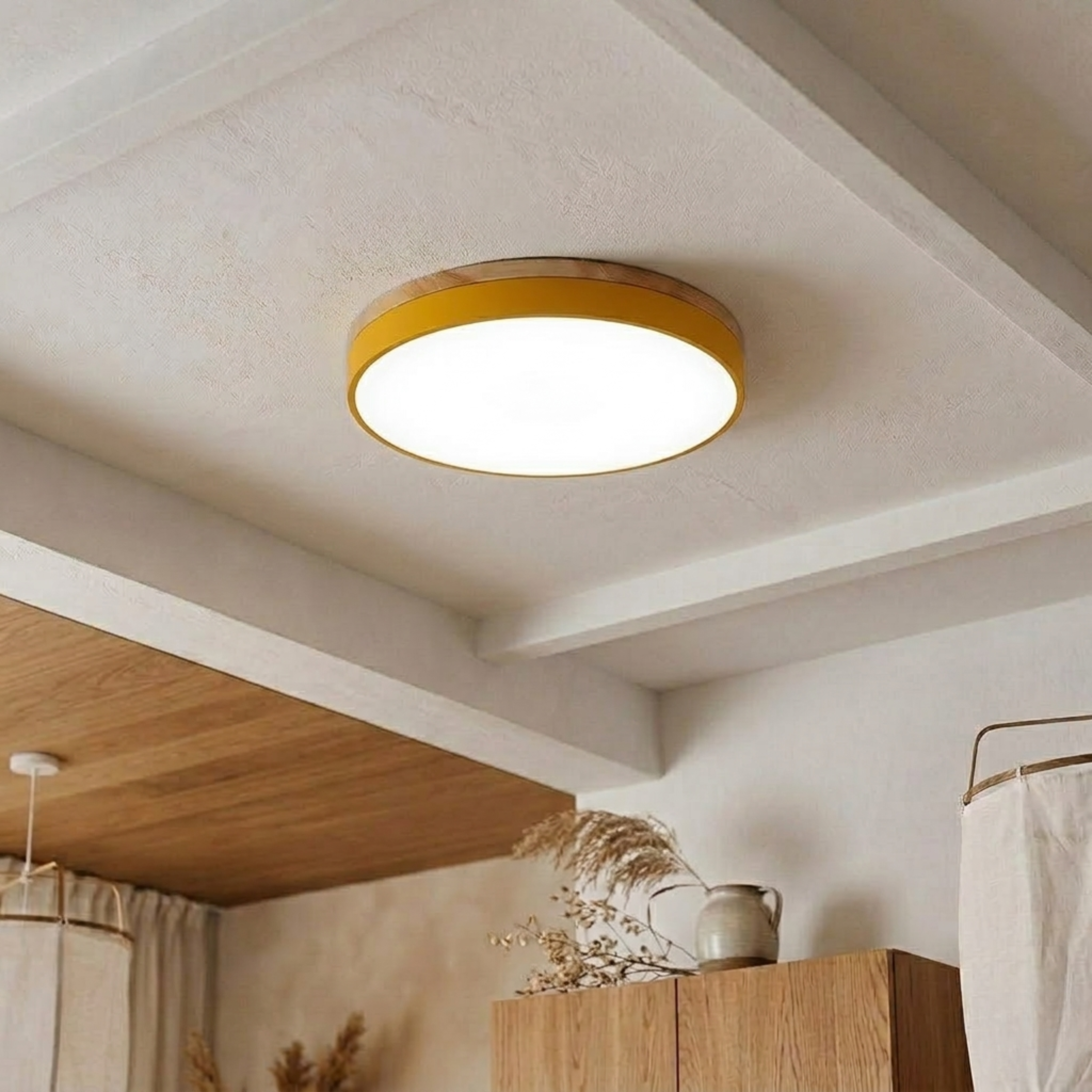 Cabain – Moderne Rund Skive Loftlampe
