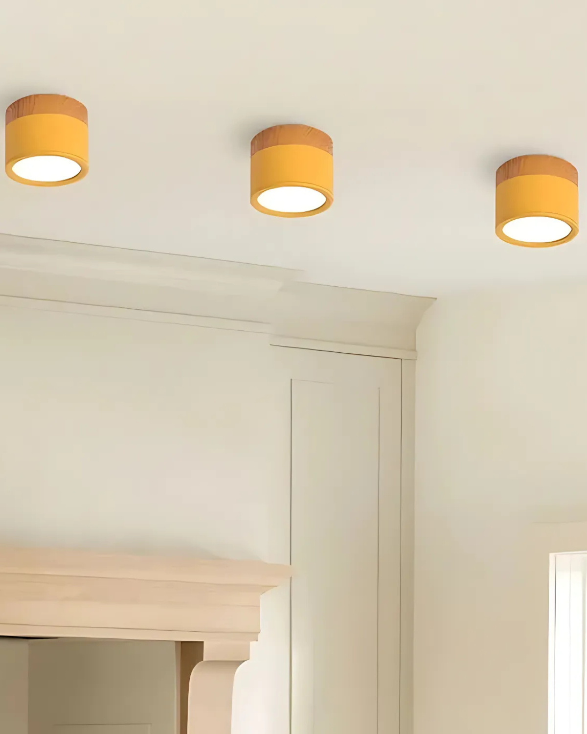 Revionne – Clairon modern, fényerőszabályozható LED mennyezeti lámpa geometriai mintával