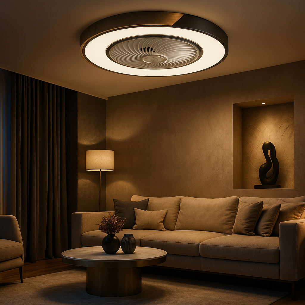 Cozara – LED Ceiling Fan With Remote Control For Living Room