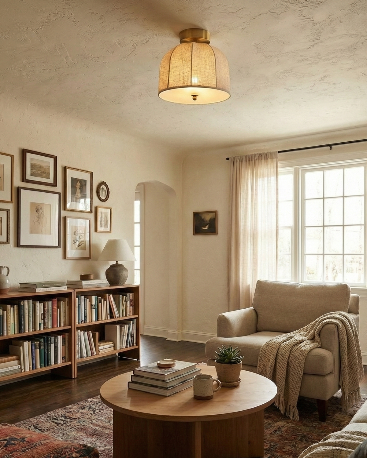 Dorelyn – Aranyharang ihlette egyszerű mennyezeti lámpa