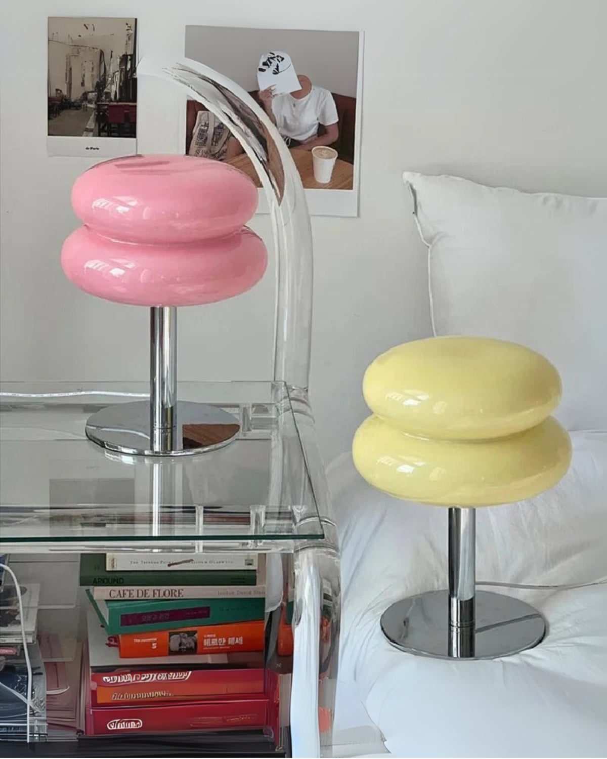 Haluvien – Elegantní stolní lampa z kovu a skla pro útulnou a stylovou atmosféru