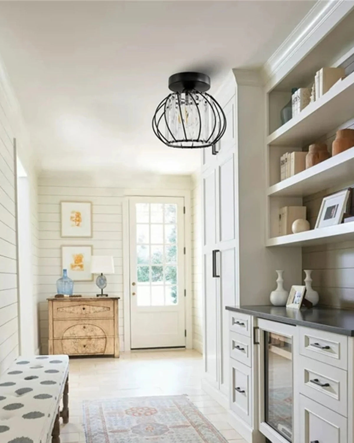 Élaris – Csillagihlette Szobrászati Kristály Mennyezeti Lámpa