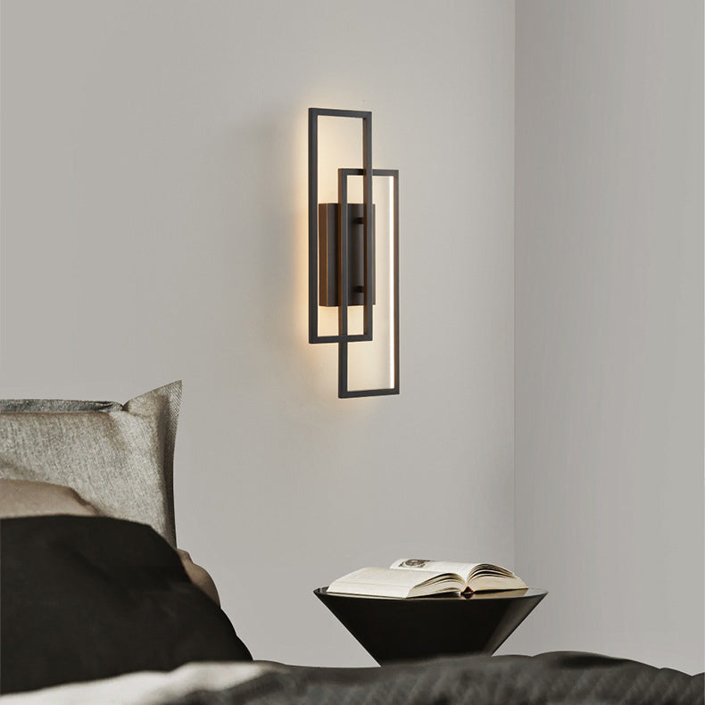 Virexo – Lampe Murale LED Géométrique Rectangulaire