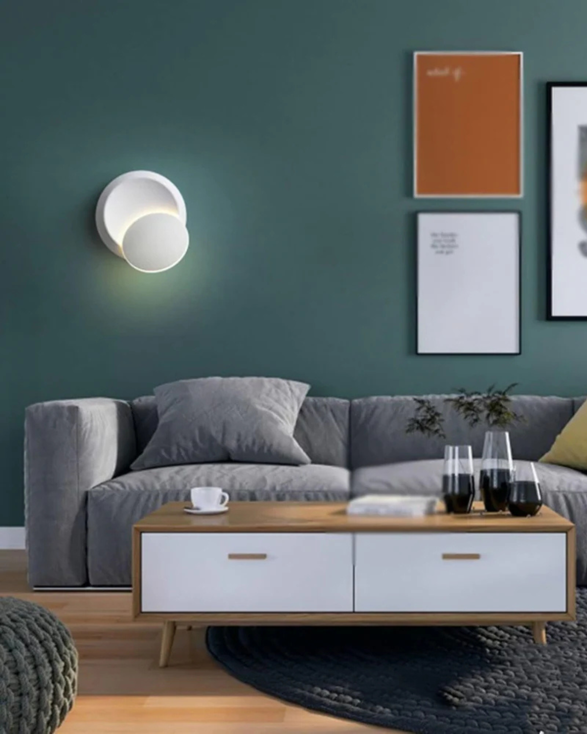 Halvyn – Szoborszerű fali lámpa hangulatos LED fényárammal