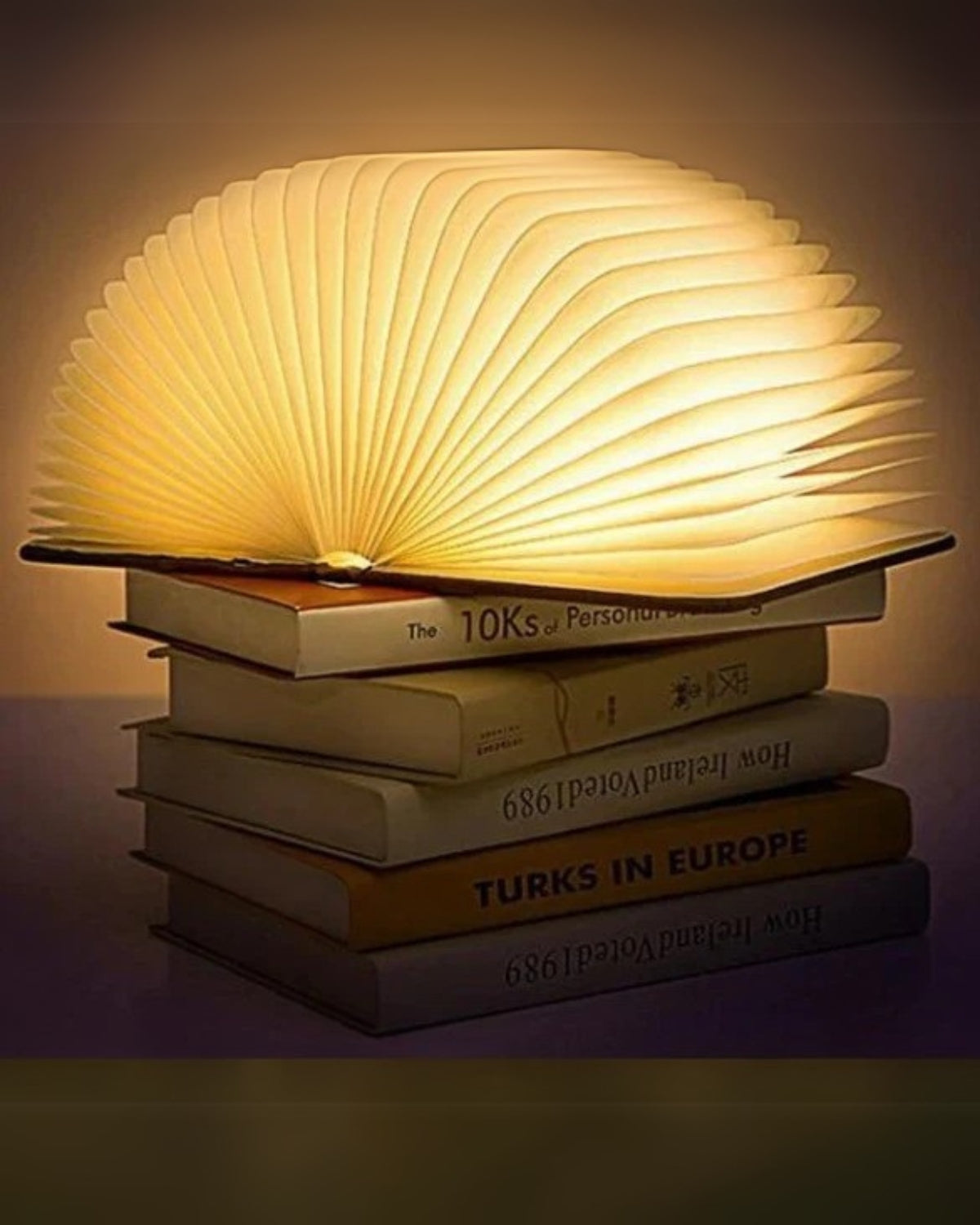 Narrion - Lámpara de mesa luminosa para libros