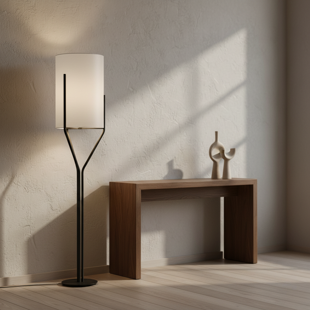 Sylvorae - Elegáns modern réz állólámpa nappali világításhoz