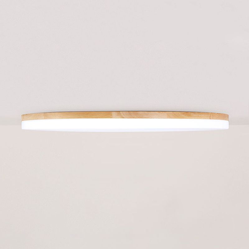 Arun – Plafonnier LED en bois pour salon/chambre