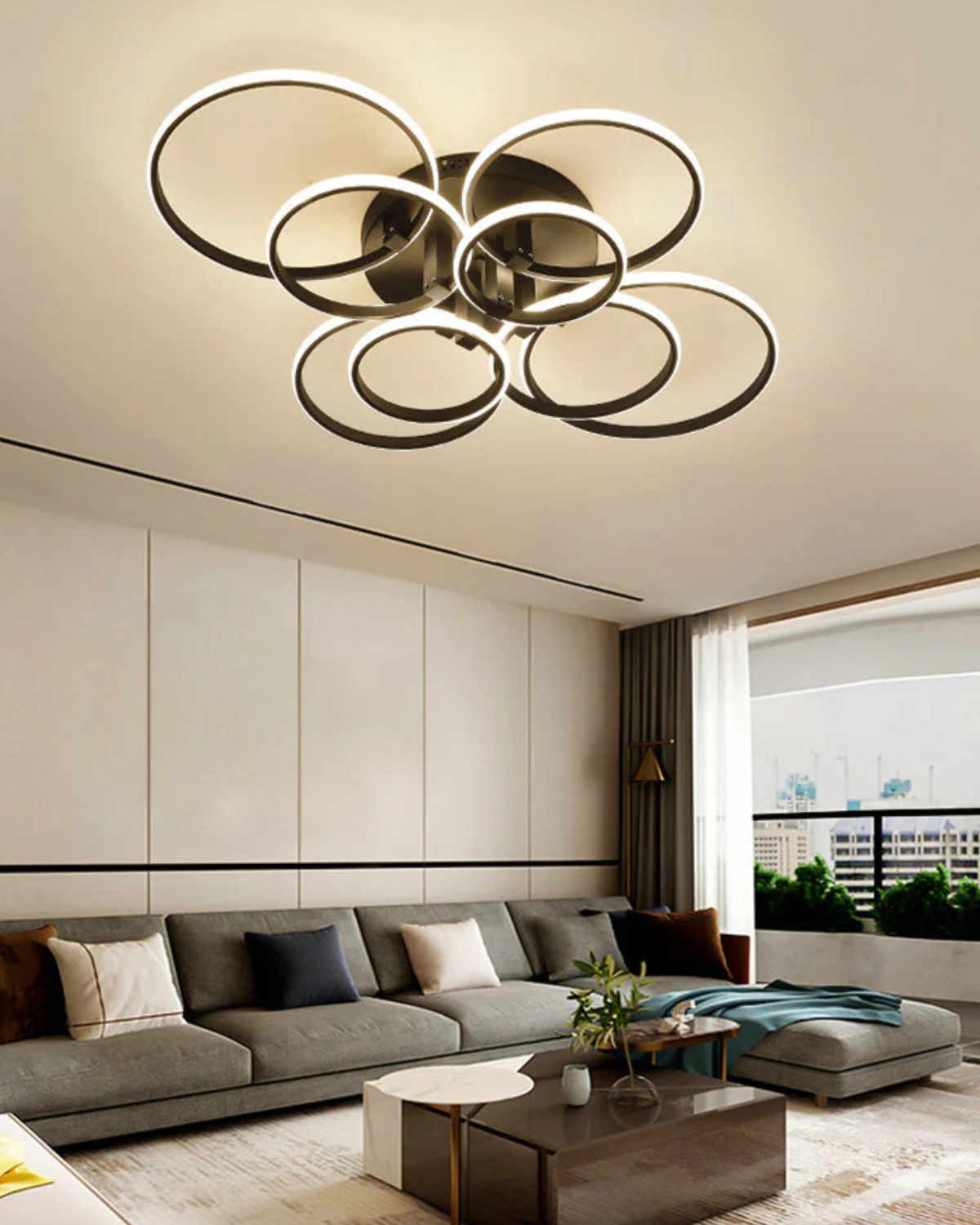 Etercelle – Időtlen Kör Minimalista Mennyezeti Lámpa