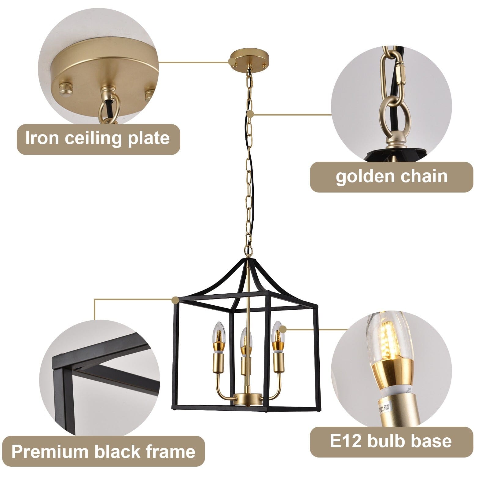 Auralithra – Elegant Tiered Glass Chandelier
