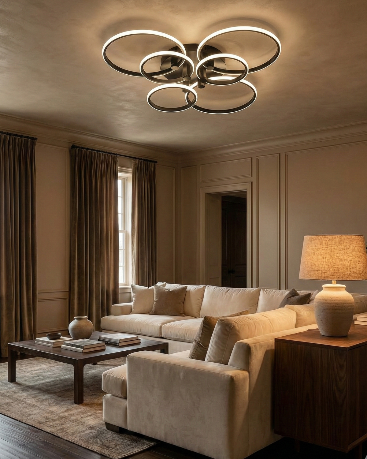 Etercelle – Időtlen Kör Minimalista Mennyezeti Lámpa