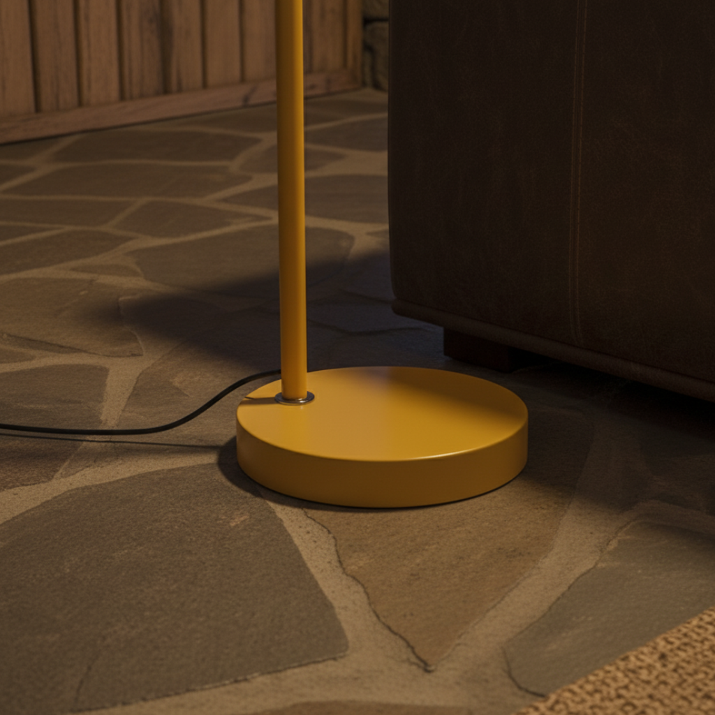 Arcalis - Stylish Modern Metal Arc Floor Lamp with Curved Shade