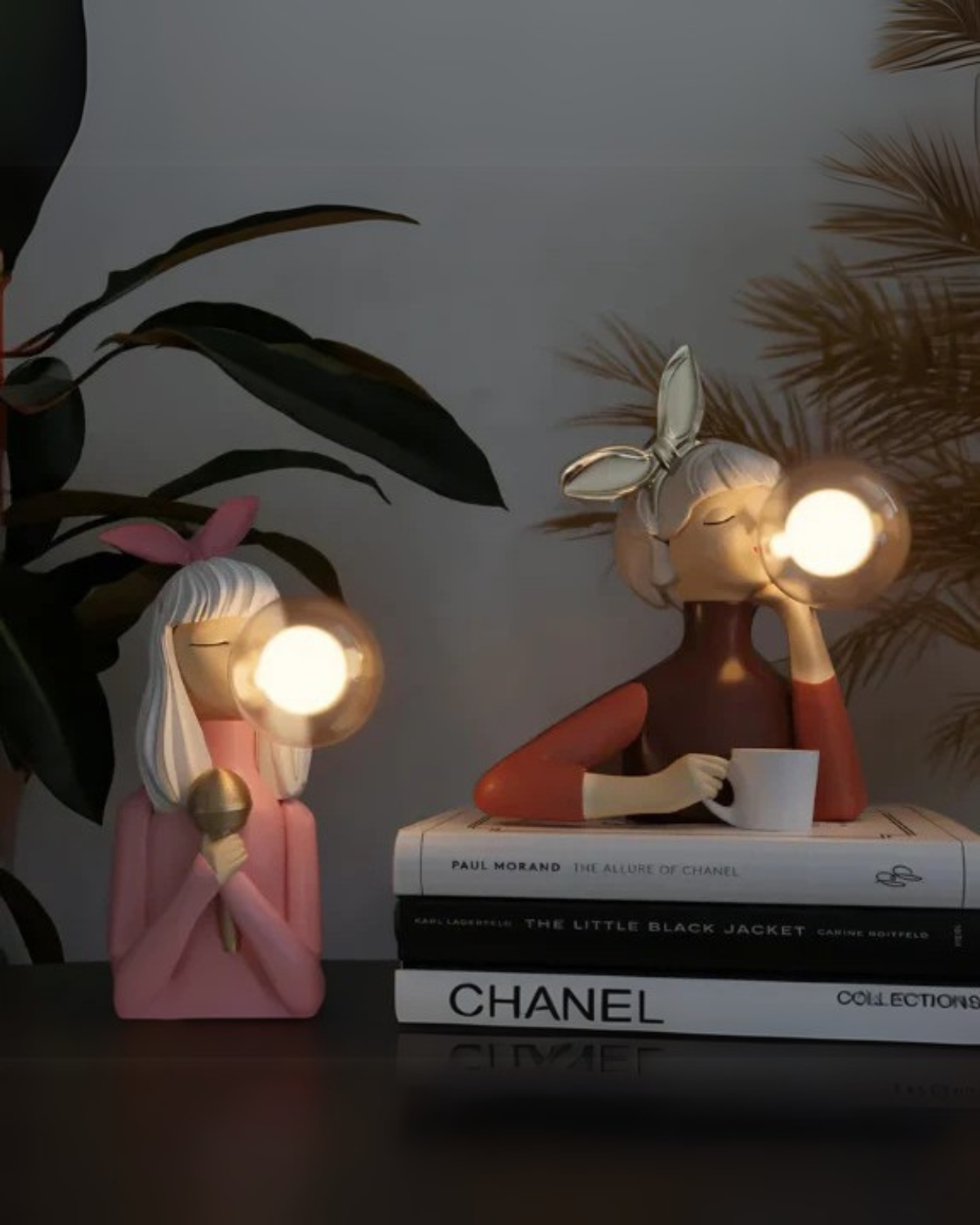 Sylvire - Lámpara de mesa con burbujas de luz