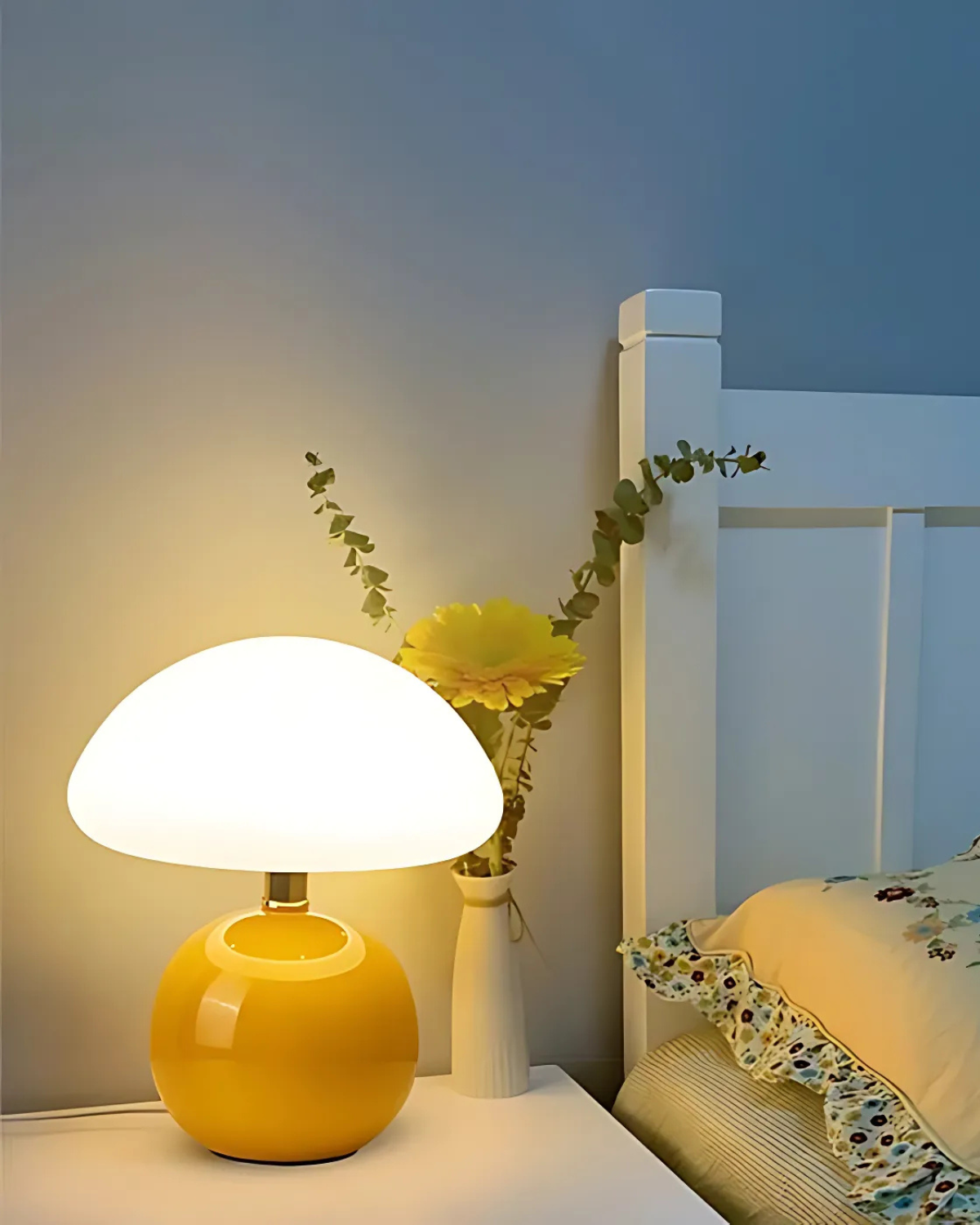 Orrynne – Lámpara de Mesa de Cerámica Elegante con Iluminación Ambiental Suave y Diseño Japandi