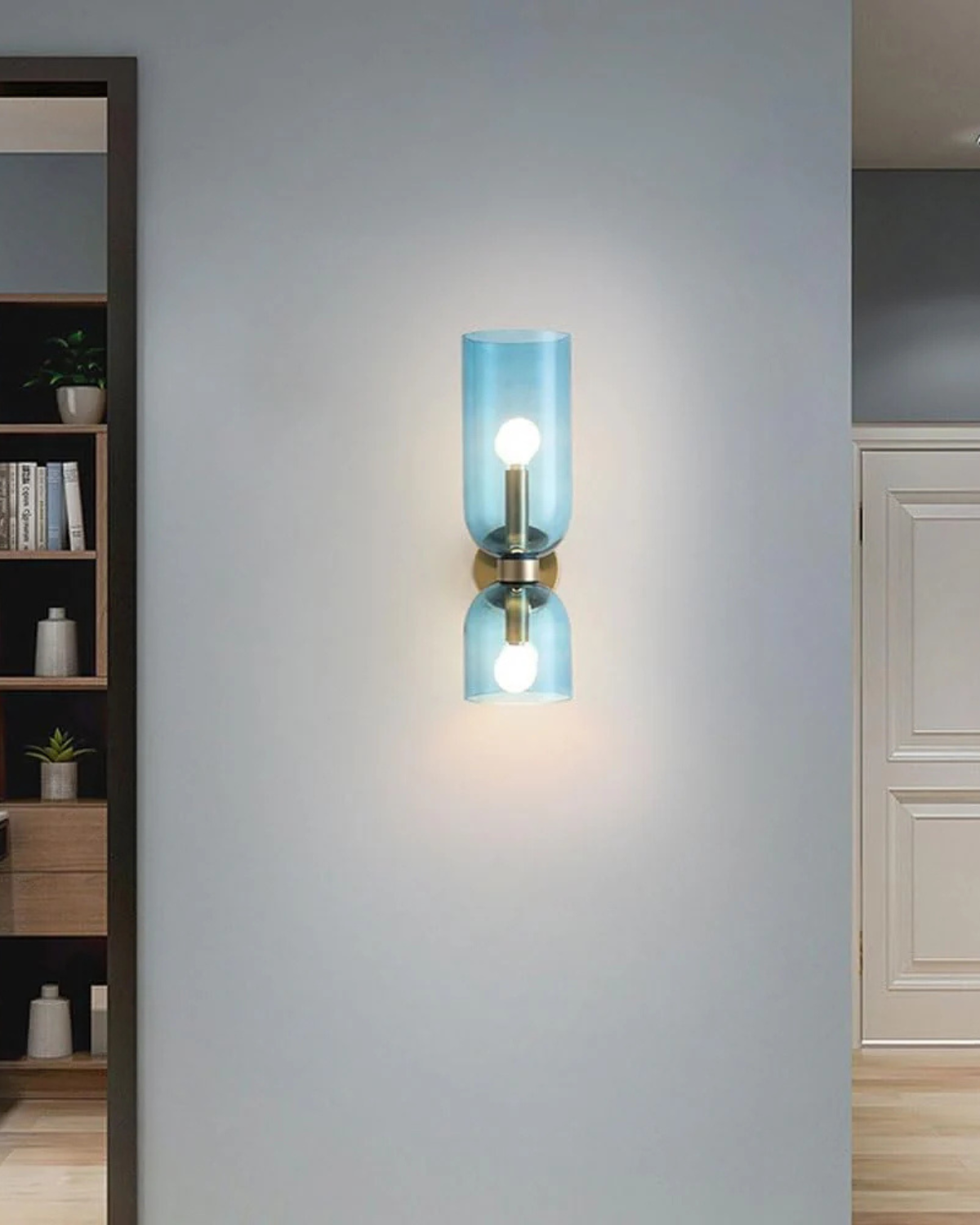Eternellea – Modern Glass and Iron Wall Lamp