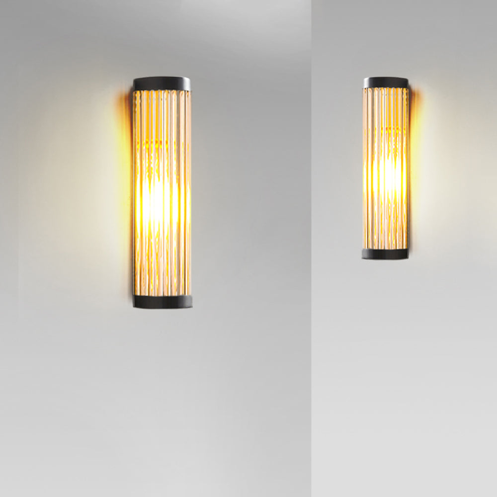 Virellon - Lampe murale extérieure en verre demi-dôme HaloGuard