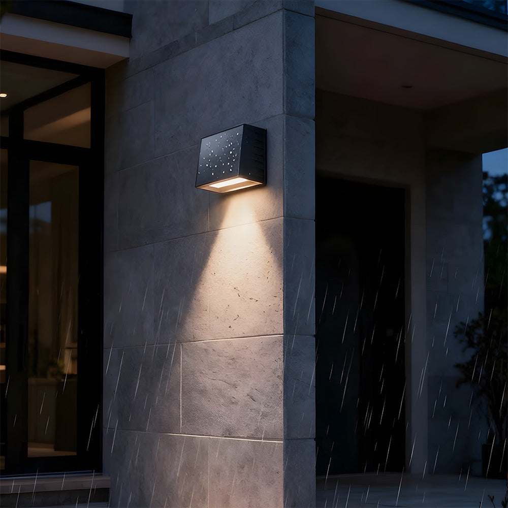 Nireon - Appliques murales solaires LED extérieures lumineuses étanches IP65