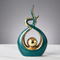 Aubelia – Ceramic Abstract Sculpture with Gold Accents