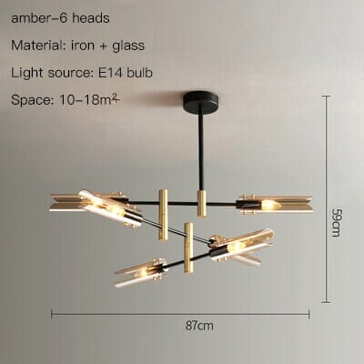 Liorenith – Lampadario a Sospensione con Globo Contemporaneo