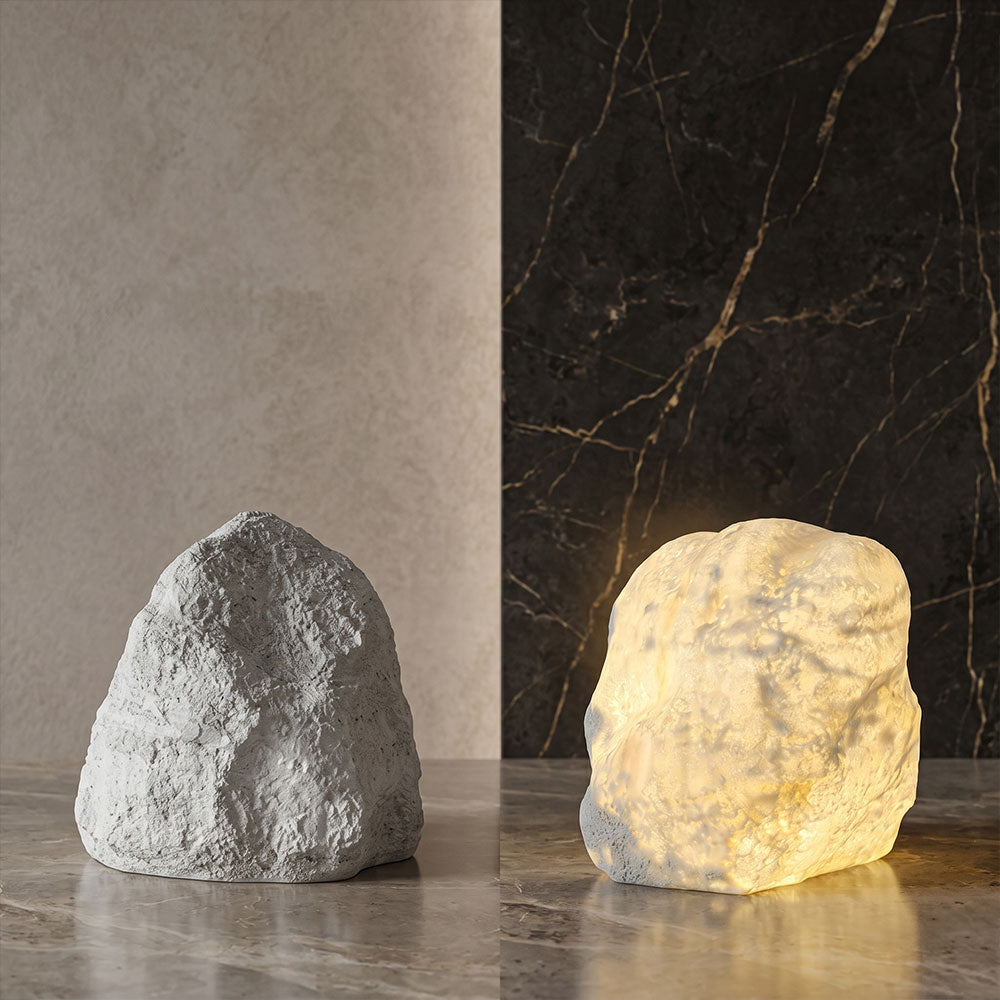 Delorien - Lampada da esterno scultorea in pietra