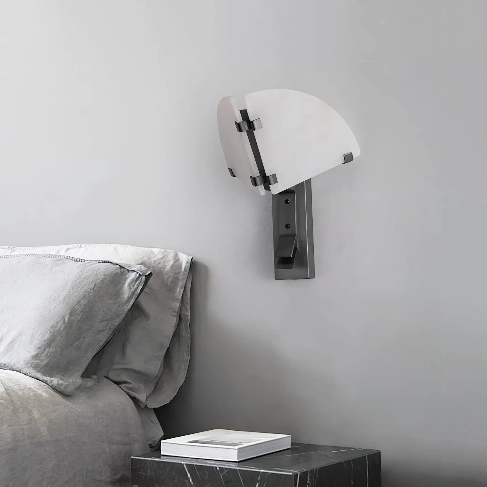 Dionelle – Lámpara de pared moderna de metal alabastro