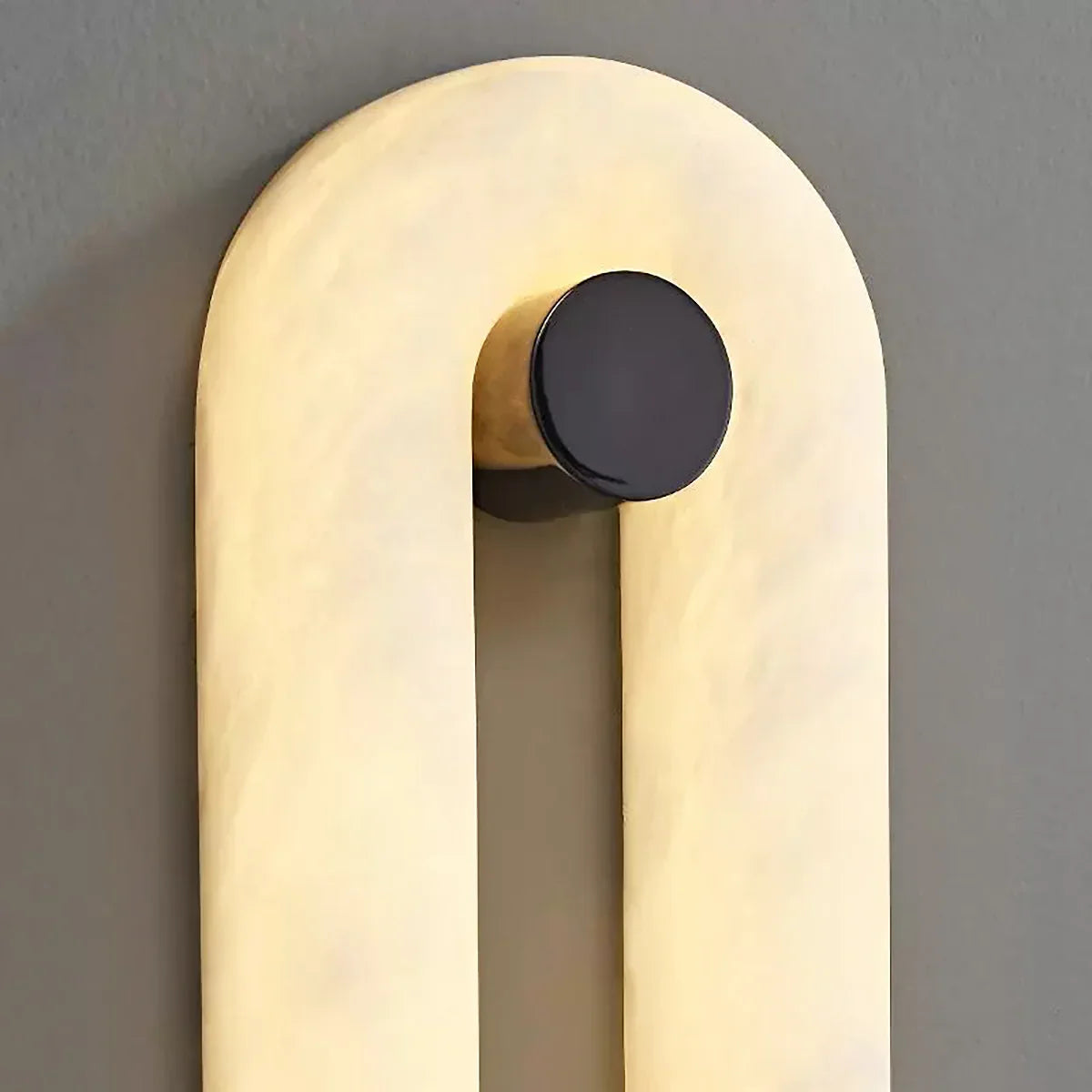 Ellavure – Alabaster Minimalist Elliptical Wall Light