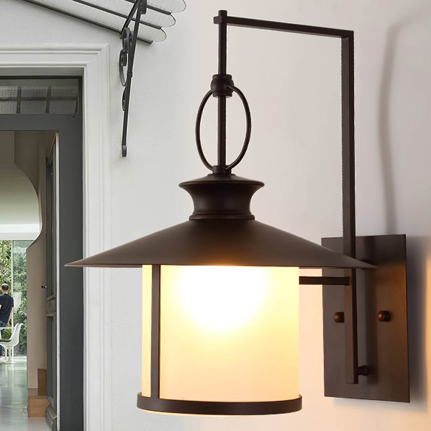 Maelith - Lampada da parete esterna impermeabile retro IP65