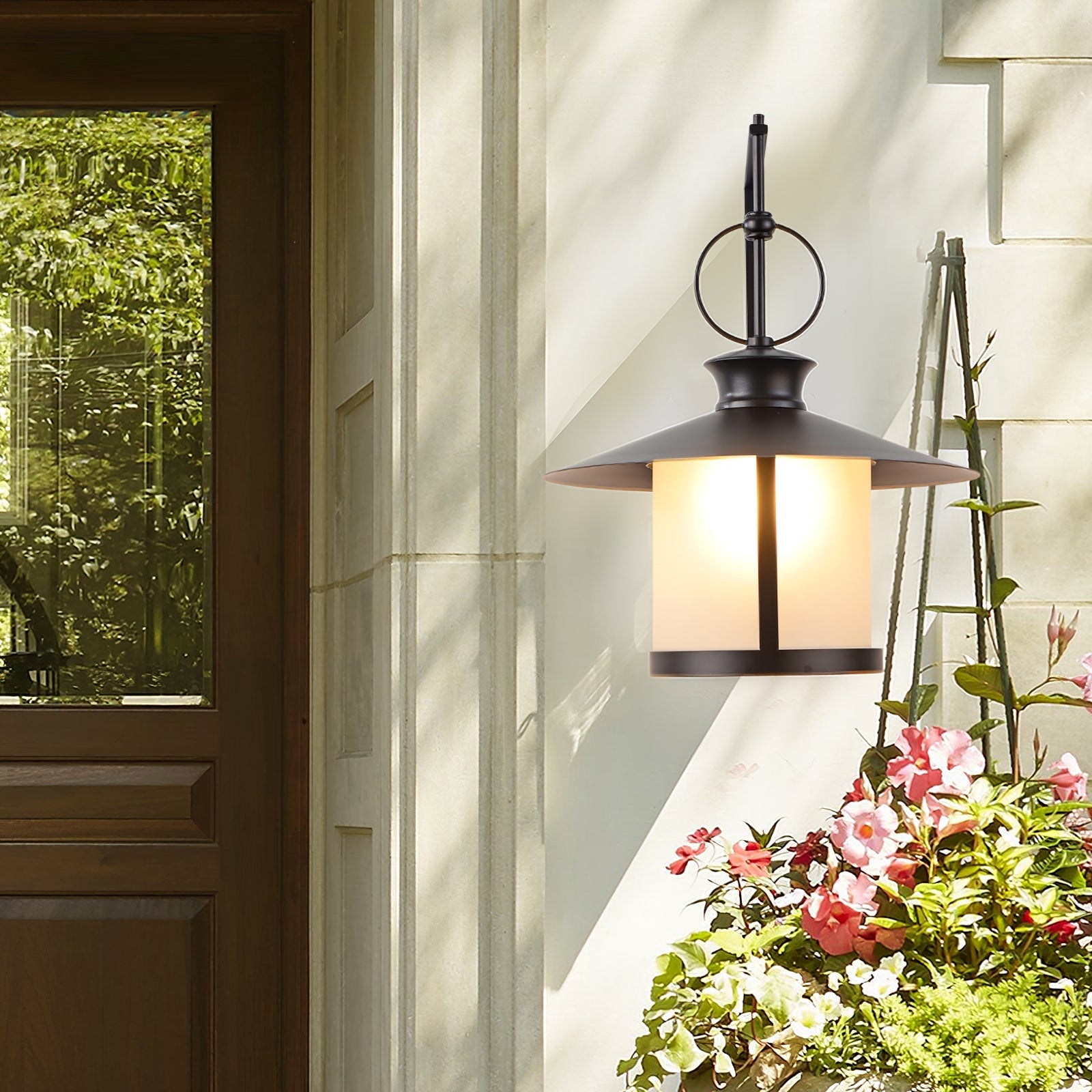 Maelith - Lampada da parete esterna impermeabile retro IP65