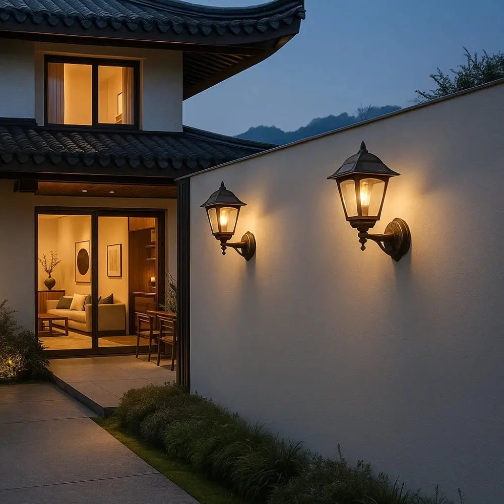 Solarynex – Lampada da Parete Solare da Esterno Design Halo