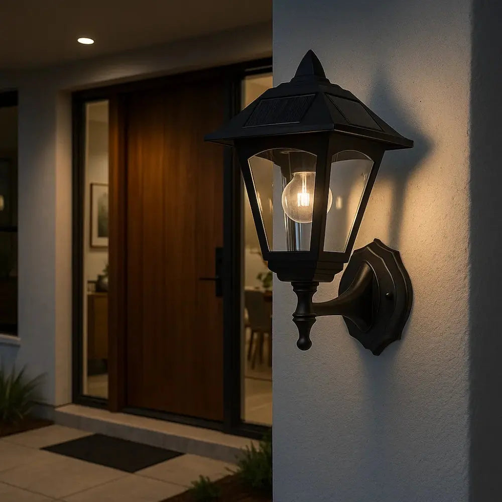 Solarynex – Lampada da Parete Solare da Esterno Design Halo