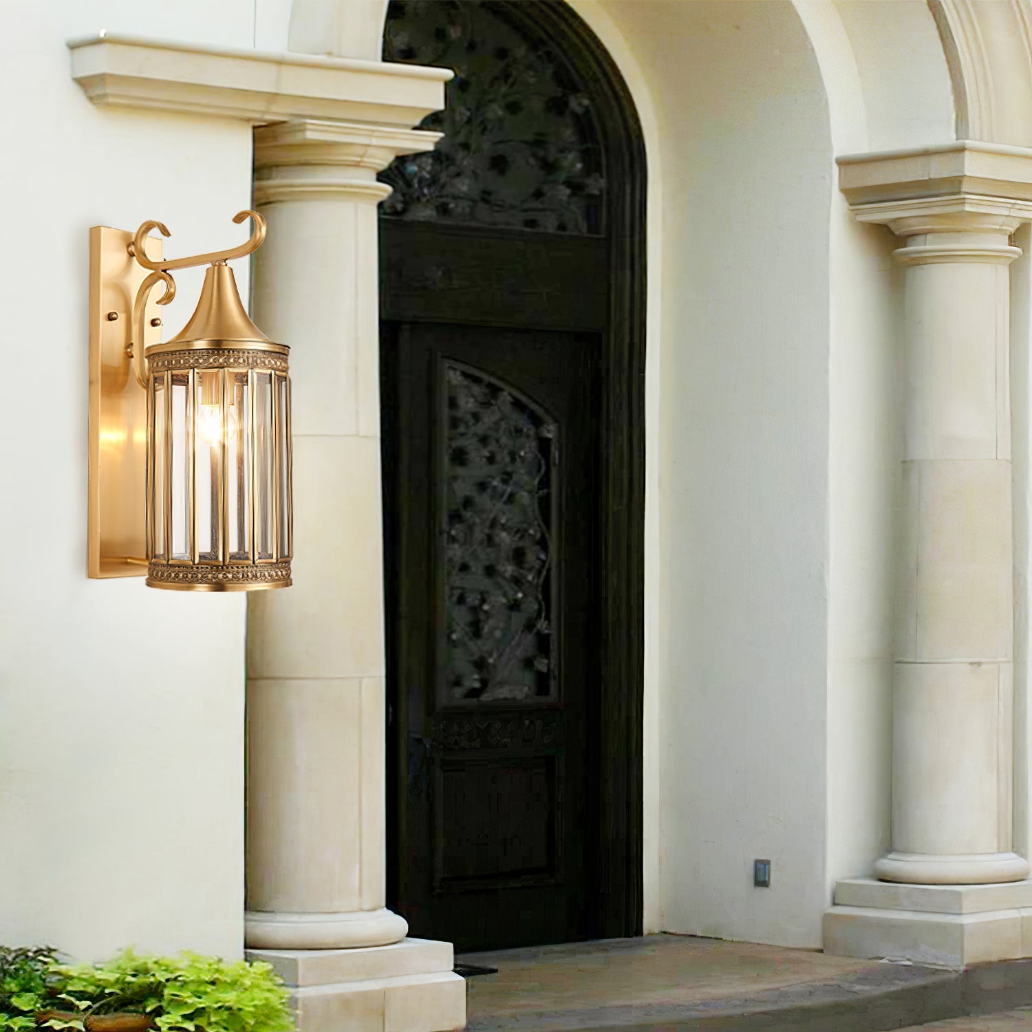 Farde - Retro  Brass IP65 Waterproof Outdoor Wall Light