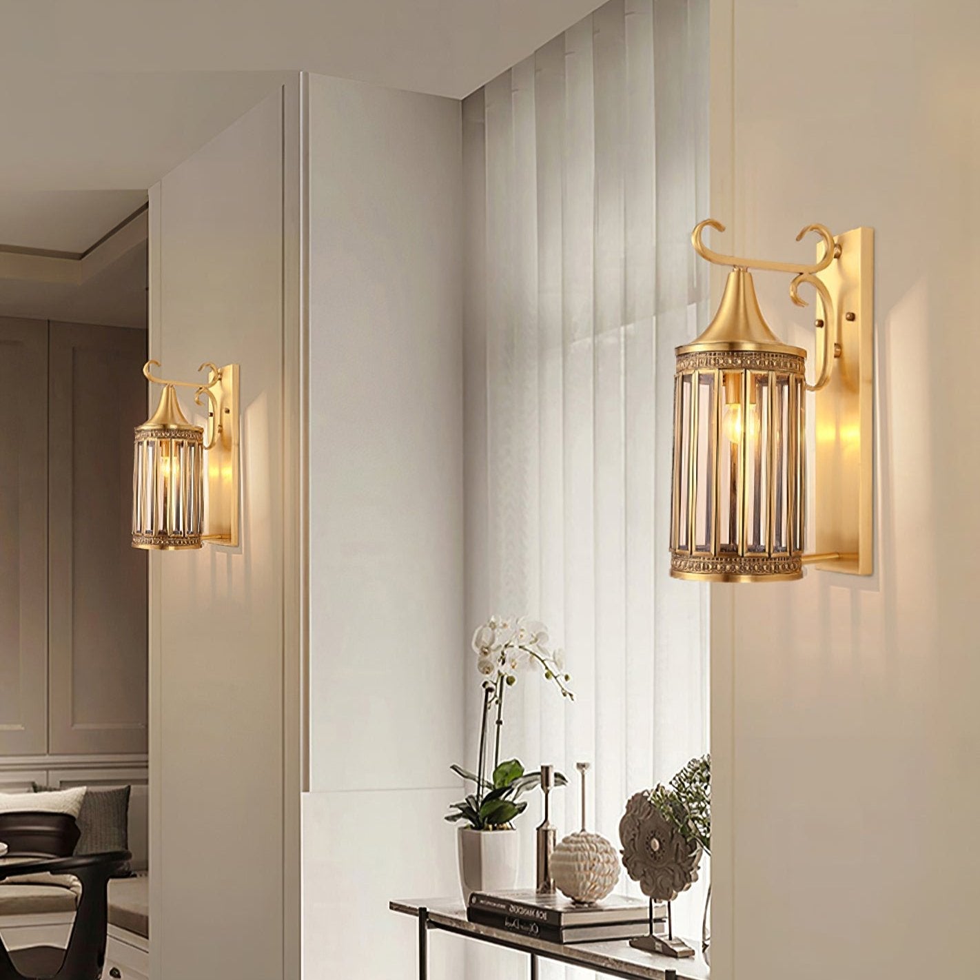 Farde - Retro  Brass IP65 Waterproof Outdoor Wall Light