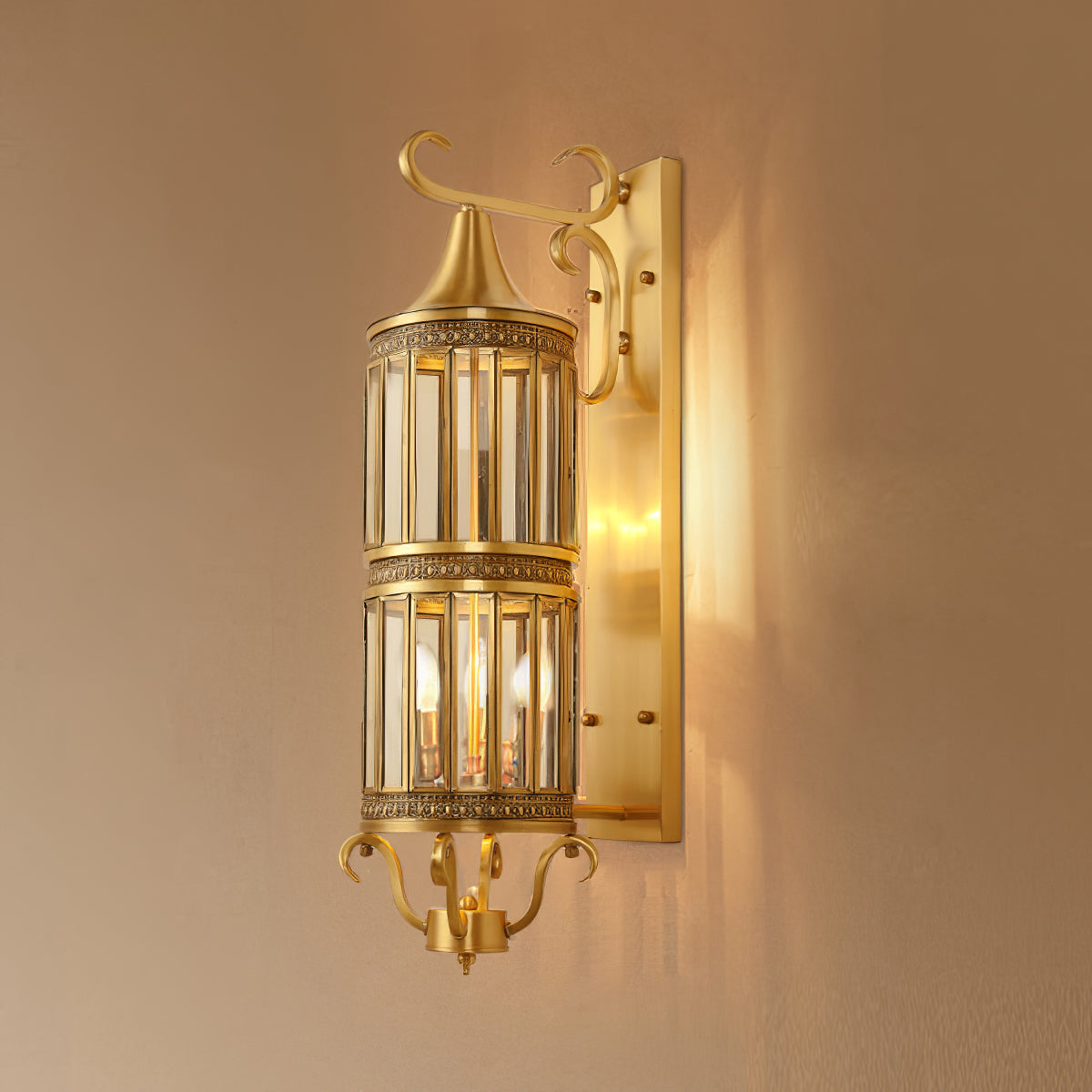 Farde - Retro  Brass IP65 Waterproof Outdoor Wall Light