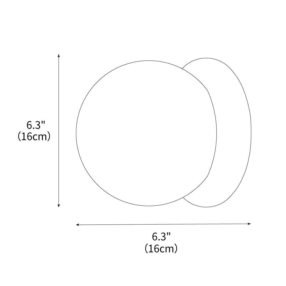 Elarin - Applique da parete esterna in travertino Asteroid