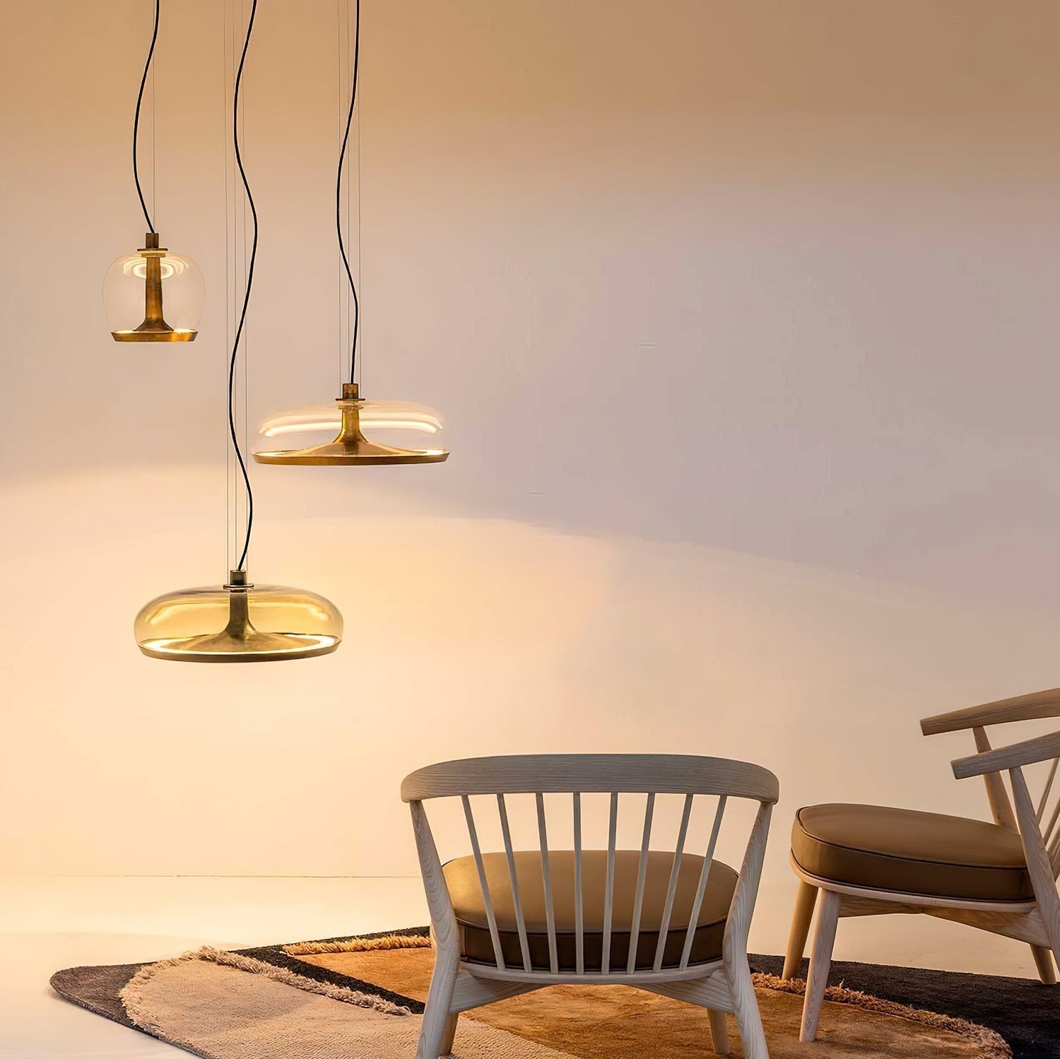 Cotalux - Suspension LED en verre nordique