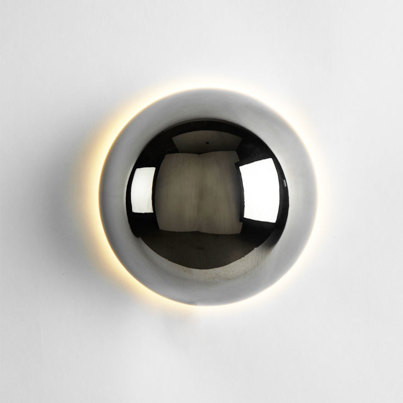 Bauvera – Lampă de perete cu glob de sticlă LED, lumină simplă