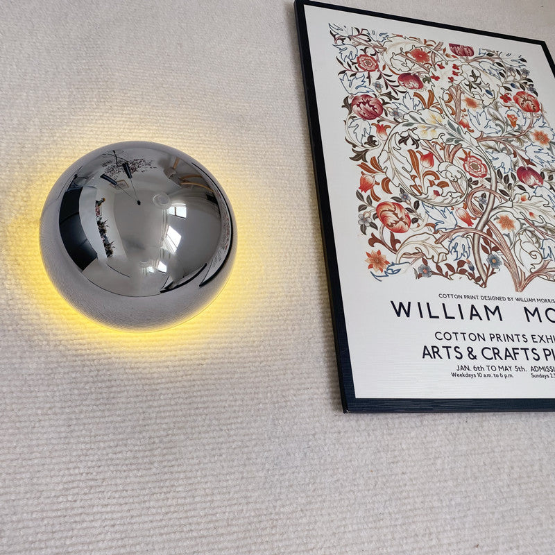 Bauvera – Applique murale LED à globe en verre, lumière unique