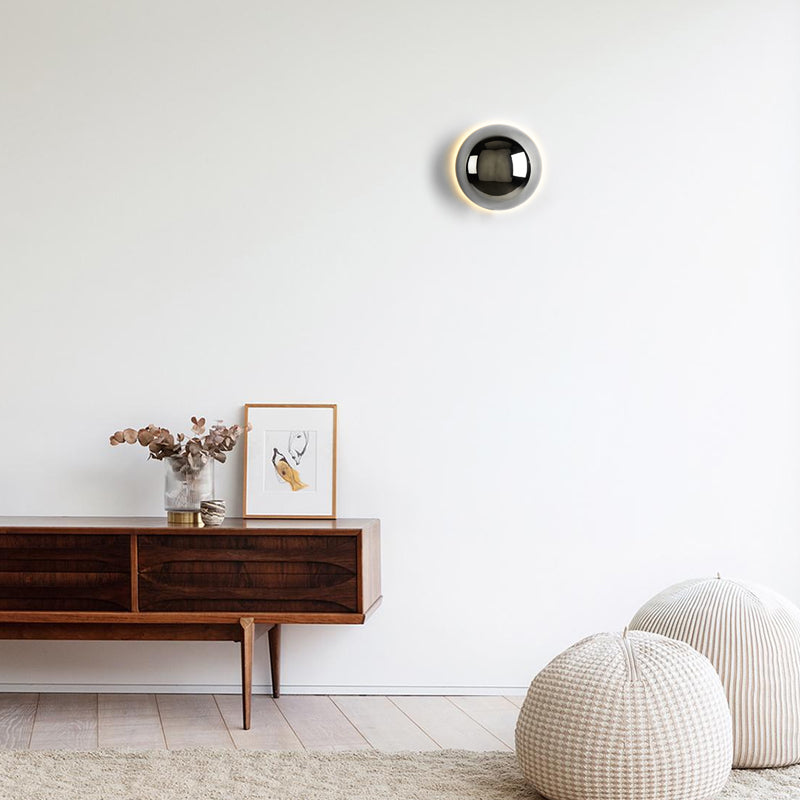 Bauvera – Applique murale LED à globe en verre, lumière unique