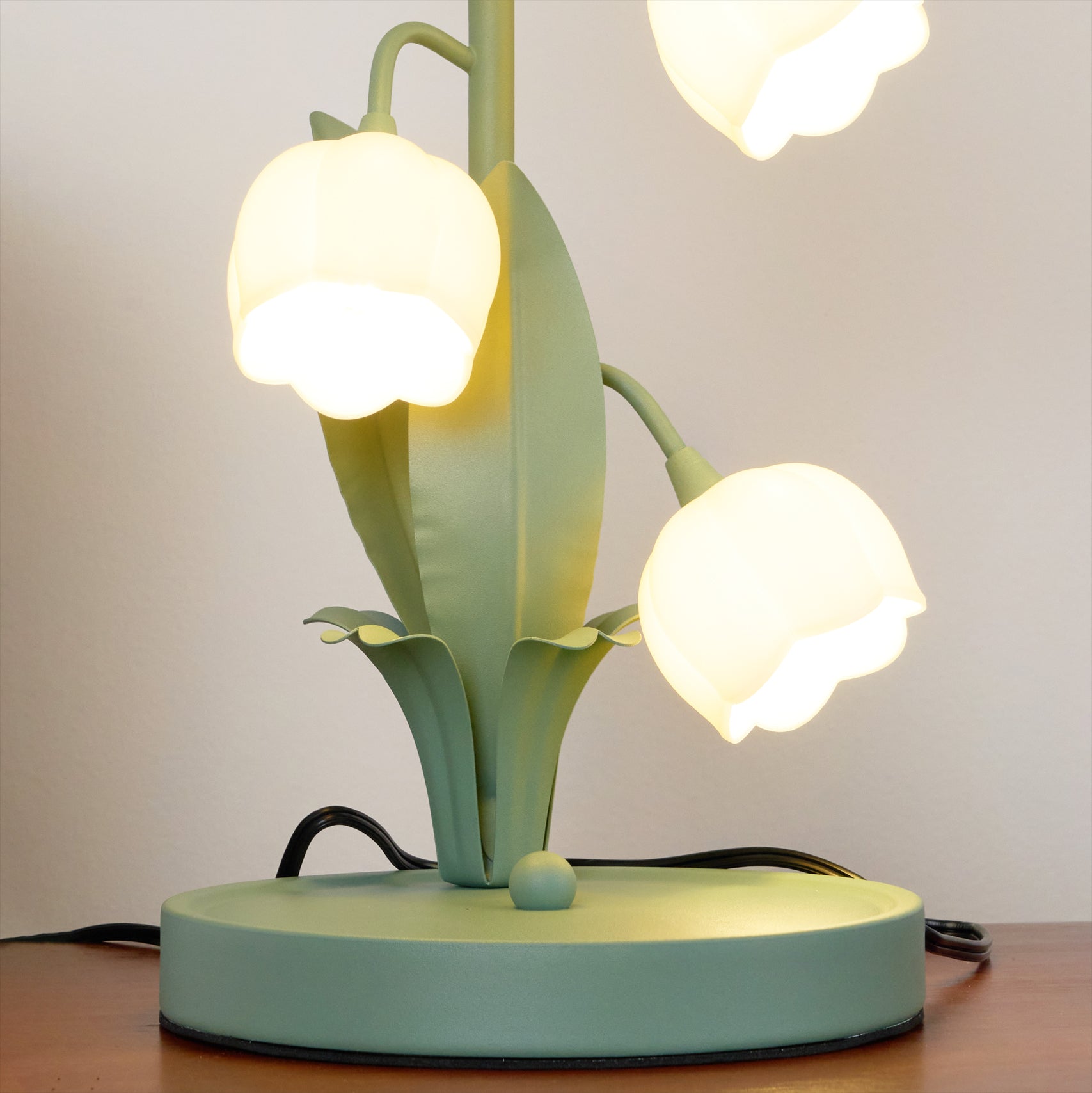 Liliane - Bell Orchid Nordic Iron Glass Flower Table Light